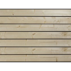 28x145x3900 Wąski Ryfel Świerk - Deska tarasowa z drewna iglastego