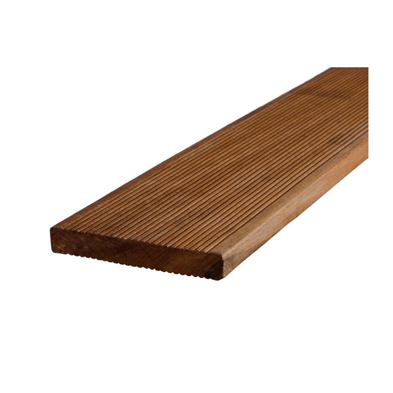 25x145x4270 2xWąski Ryfel Bangkirai - Deska tarasowa z drewna egzot...