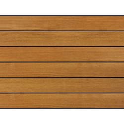 21x145x4880 Wąski Ryfel Bangkirai - Deska tarasowa z drewna egzotyc...