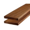 21x145x2750 Wąski Ryfel Bangkirai - Deska tarasowa z drewna egzotyc...