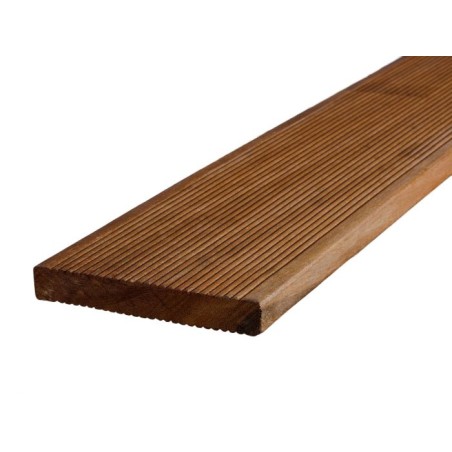 25x145x3360 2xWąski Ryfel Bangkirai - Deska tarasowa z drewna egzot...