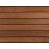 21x145x2150 Wąski Ryfel Kempas - Deska tarasowa z drewna egzotycznego