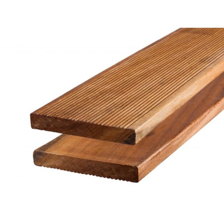 21x145x2450 Wąski Ryfel Cumaru - Deska tarasowa z drewna egzotycznego