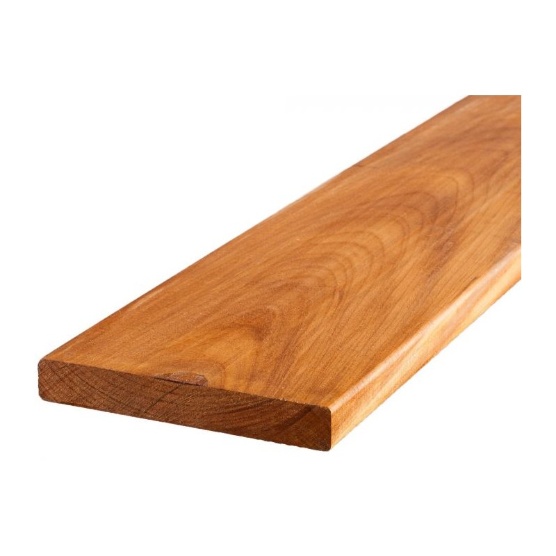 21x145x5190 2xGładka Garapa - Deska tarasowa z drewna egzotycznego